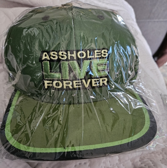 NIB Assholes Live Forever Stacked Hat - Picture 5 of 5